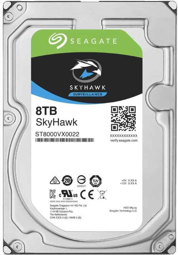 Seagate SkyHawk Surveillance, 8TB hdd, Intern, Gebruikt, Server, Ophalen of Verzenden