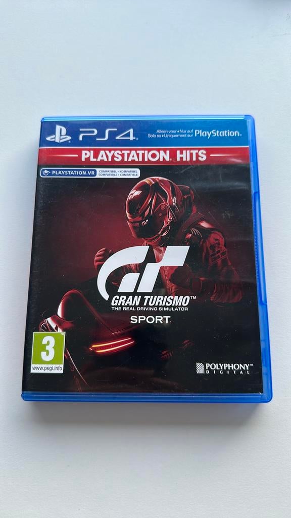 Gran Turismo Sport PS4 game, Spelcomputers en Games, Games | Sony PlayStation 4, Online, 1 speler, Racen en Vliegen, Virtual Reality
