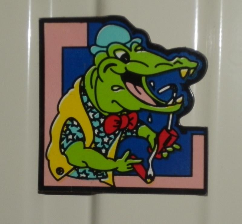 Km666 koelkastmagneetje krokodil, Ophalen of Verzenden, Zo goed als nieuw