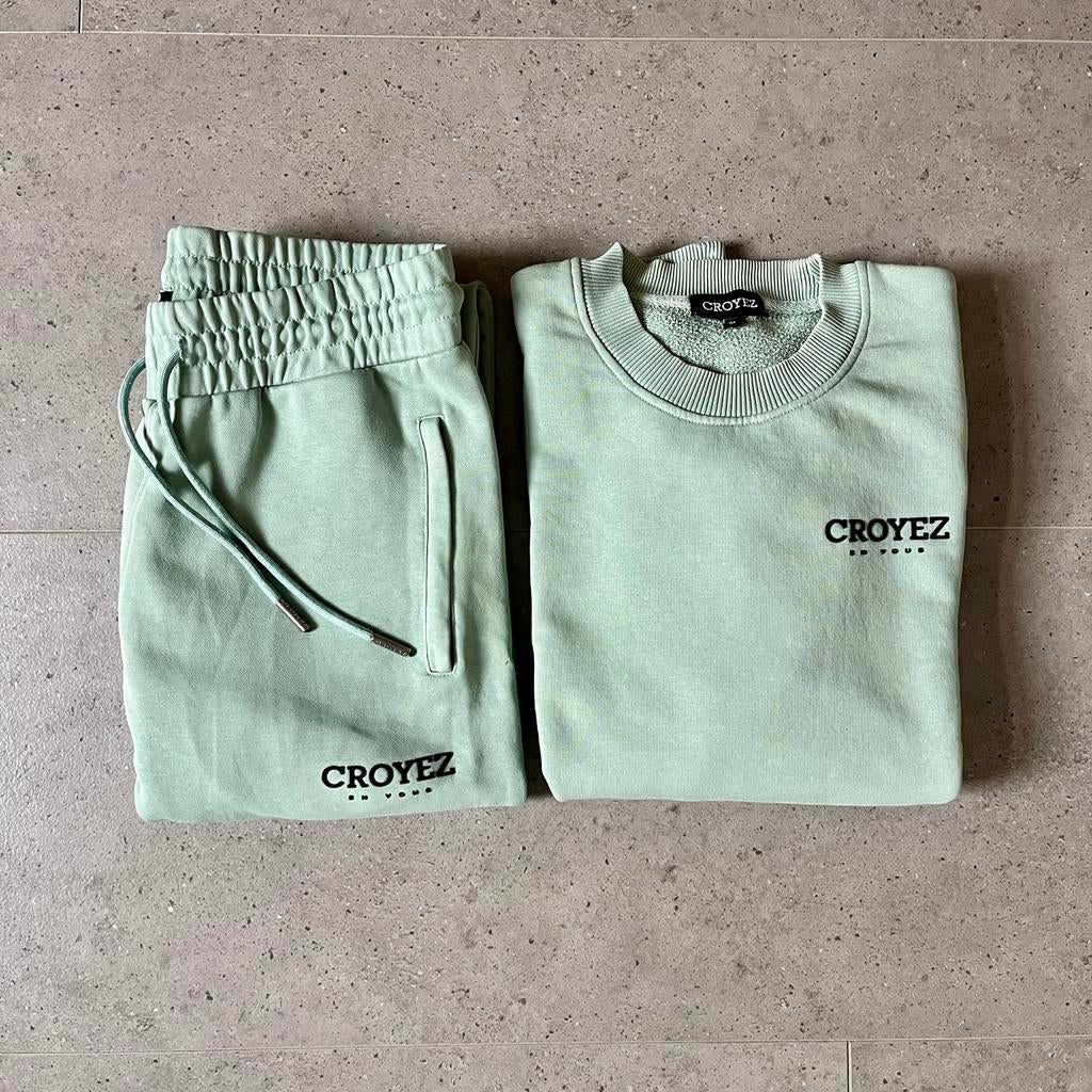 Croyez trainingspak, tracksuit, groen, maat m, Ophalen of Verzenden, Zo goed als nieuw