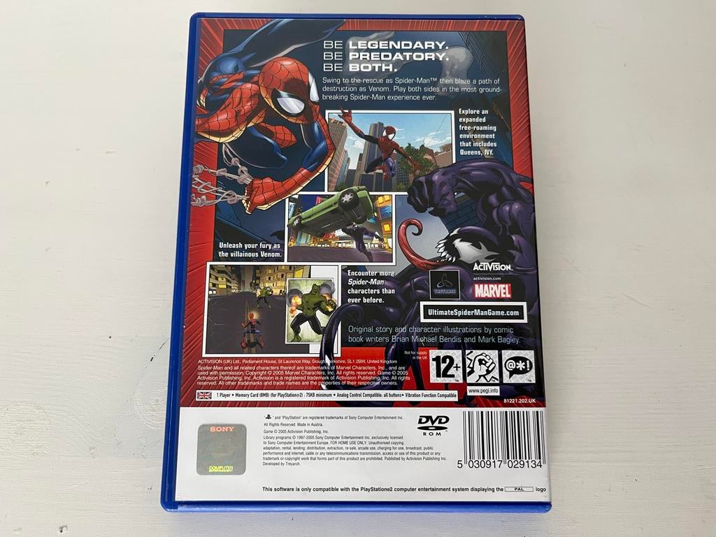 Ultimate Spider-Man PlayStation 2, Spelcomputers en Games, Games | Sony PlayStation 2, Avontuur en Actie, Gebruikt, T, Ophalen of Verzenden