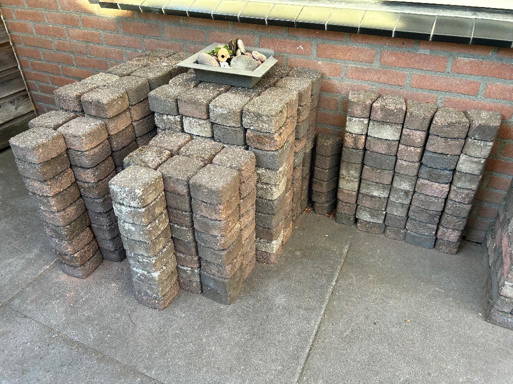 Bestrating terras of paden, Tuin en Terras, Tegels en Klinkers, Ophalen, Gebruikt, Klinkers, Minder dan 5 m²