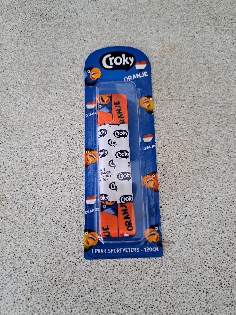 .  Croky oranje veters 120cm 1 paar *** NieuW ***, Ophalen of Verzenden, Nieuw, Schoenen, Croky