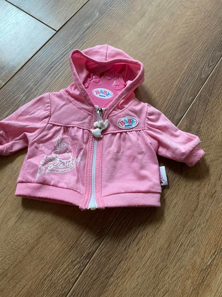 Baby Born jasje roze met capuchon, Ophalen of Verzenden, Zo goed als nieuw, Babypop
