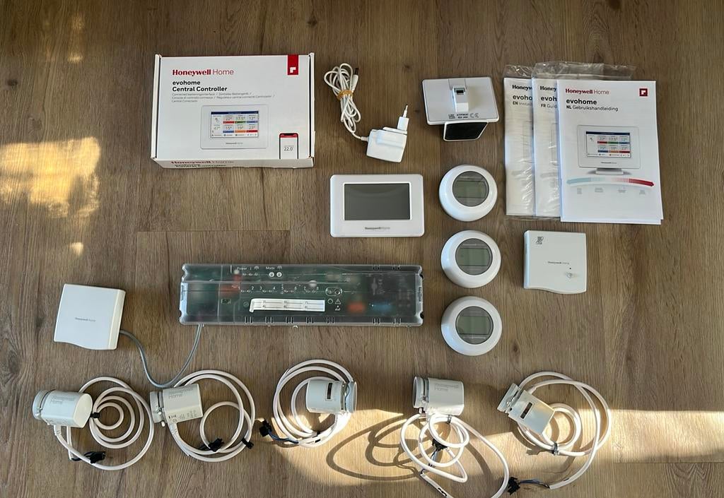 Compleet Honeywell Home - zoneregeling - vloerverwarming, Ophalen of Verzenden, Zo goed als nieuw