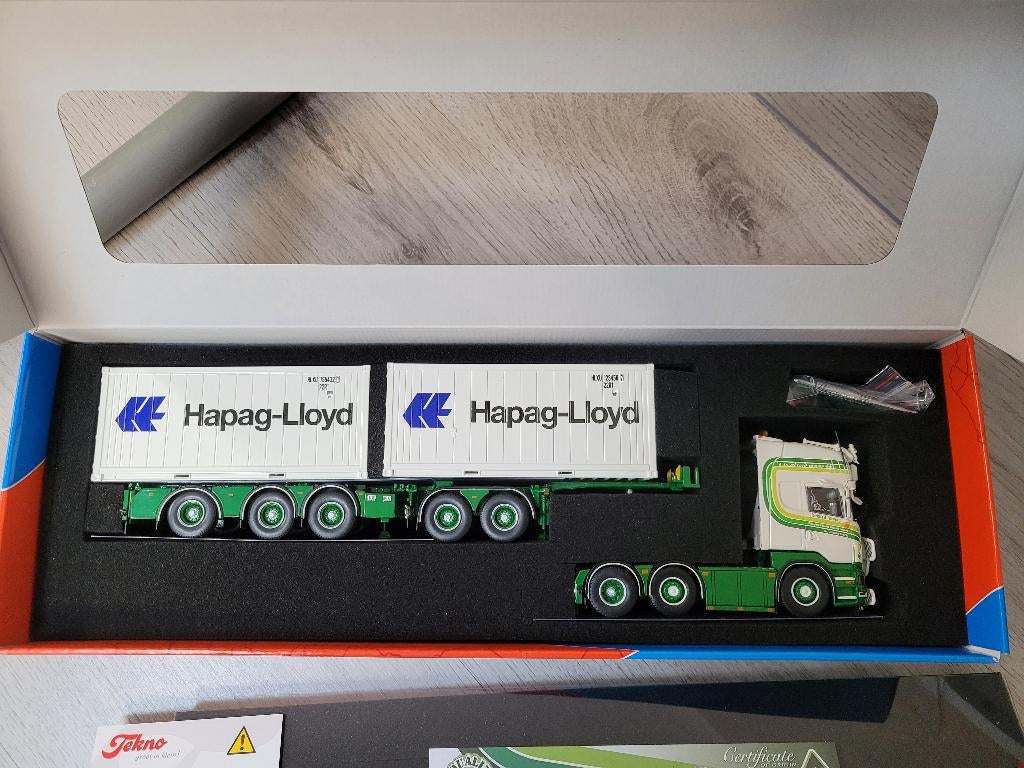 Scania R500 Topline patrick van der hoeven nieuw, Hobby en Vrije tijd, Modelauto's | 1:50, Ophalen of Verzenden, Nieuw, Bus of Vrachtwagen