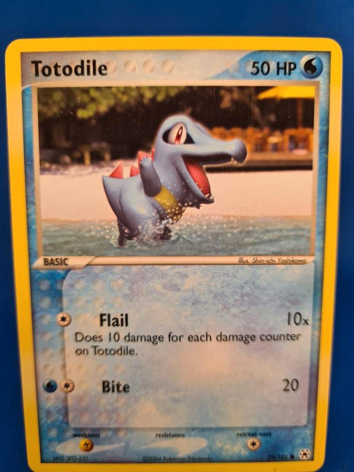 Totodile 79/101 - Hidden Legends, Hobby en Vrije tijd, Verzamelkaartspellen | Pokémon, Gebruikt, Verzenden