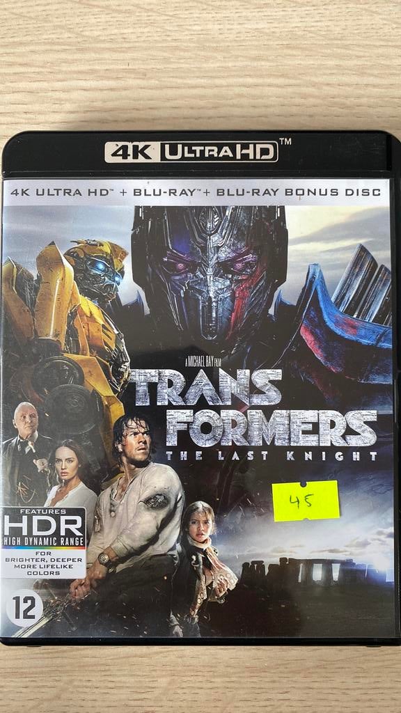 Transformers 4K blu ray NL versie the last knight, Cd's en Dvd's, Blu-ray, Ophalen of Verzenden, Zo goed als nieuw, Avontuur