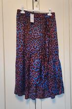 Nieuw! Pieces rok, blauw, paars, dierenprint, maat M, Kleding | Dames, Maat 38/40 (M), Blauw, Nieuw, Ophalen of Verzenden
