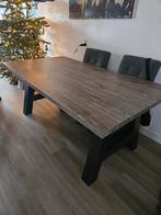 NIEUWSTAAT EETTAFEL + TV MEUBEL, Ophalen of Verzenden, Zo goed als nieuw, Rechthoekig, 50 tot 100 cm