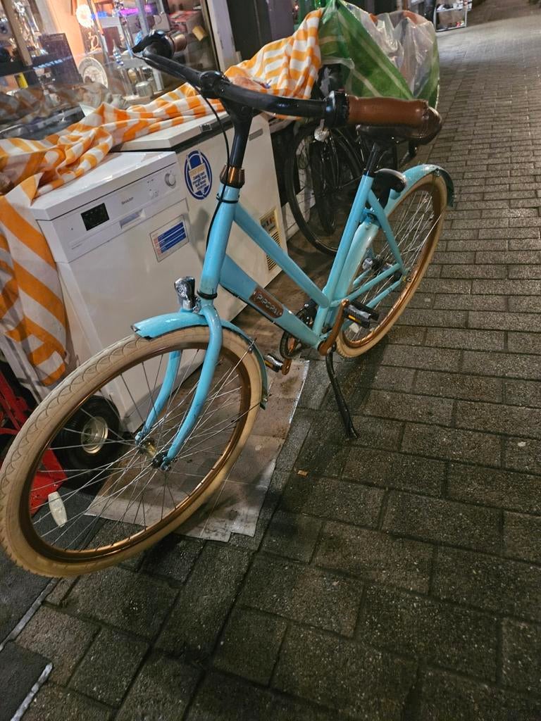 damesfiets  28 inch, Fietsen en Brommers, Fietsen | Dames | Damesfietsen, Terugtraprem, 53 tot 56 cm, Versnellingen, Zo goed als nieuw