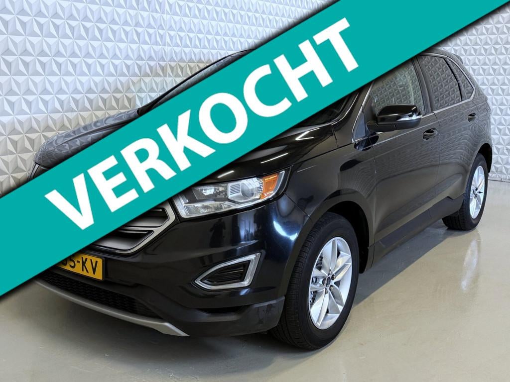 Ford EDGE SEL 2.0 FWD / AUTOMAAT WERKT NIET! (2015), Auto's, Ford, Stof, Gebruikt, Euro 6, Zwart