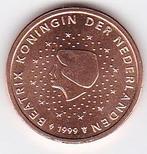 2 eurocent 1999 Nederland UNC. - Beatrix (uit de rol), Ophalen of Verzenden, Overige landen, 2 cent, Losse munt