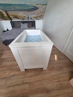 Gratis wit ledikant baby in hoogte verstelbaar, Ophalen, Gebruikt, Ledikant