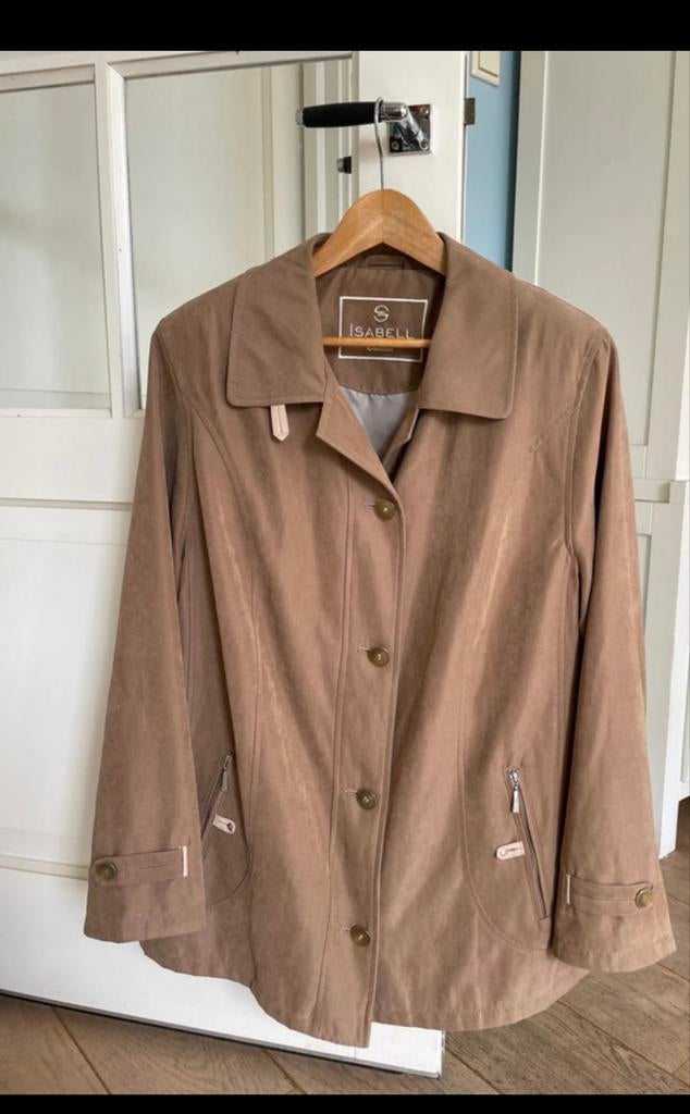 Isabell jas maat 46, Ophalen of Verzenden, Zo goed als nieuw, Maat 46/48 (XL) of groter, Bruin