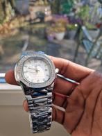 Patek philippe  Nautilus Iced Out Diamonds, Ophalen of Verzenden, Staal, Overige merken