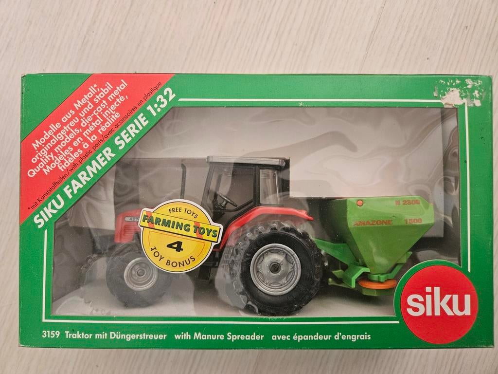 Siku 3159 Massey Ferguson 4270 met Amazone 1500, Ophalen of Verzenden