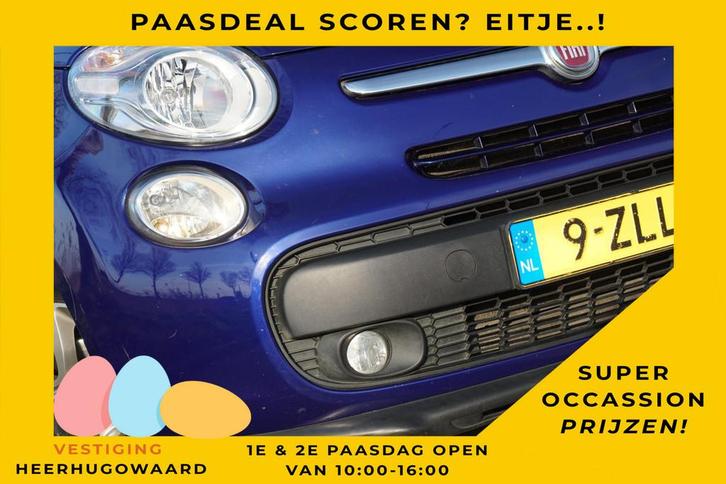 Fiat 500 L 1.4-T-Jet Beats Edition - Blu Tornado - Panorama/, Auto's, Fiat, Bedrijf, Te koop, 500L, ABS, Airbags, Airconditioning