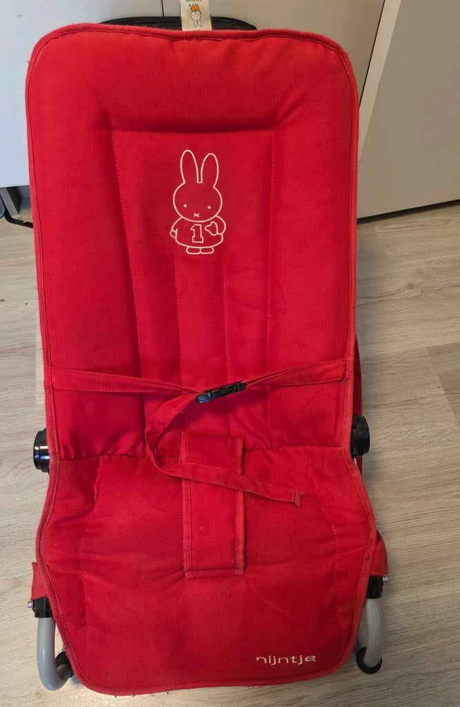 Nijntje wipstoel/ wipper rood, Overige merken, Gebruikt, Verstelbaar, Wipstoel