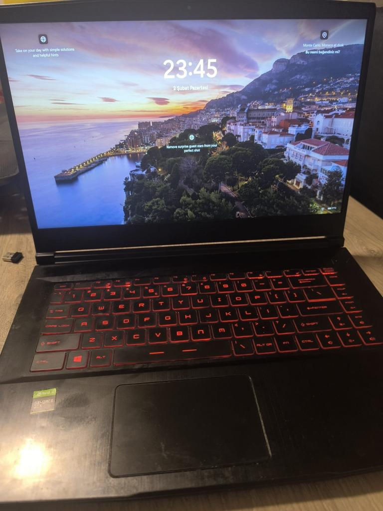 MSI GF63 Thin, i7-10750H, GTX1650, 15”, 12 gb Ram, Computers en Software, Windows Laptops, Gebruikt, Met videokaart, 2 tot 3 Ghz