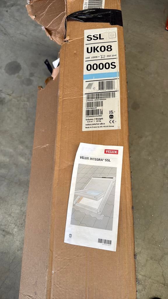 Velux rolluik solar, Ophalen, Nieuw, Bruin, Minder dan 100 cm