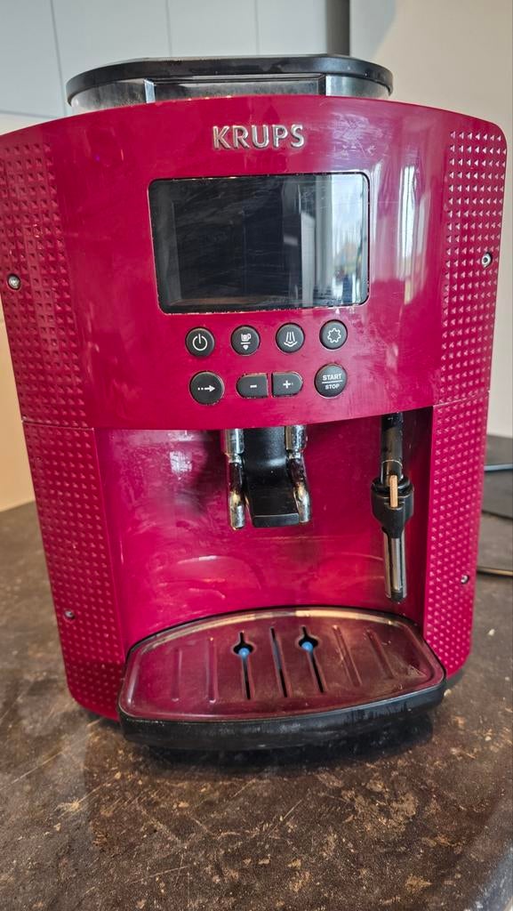 Krups volautomaat met melkopschuimer, Ophalen