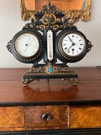 Antieke Weerstation: Barometer, Thermometer & Klok, Ophalen
