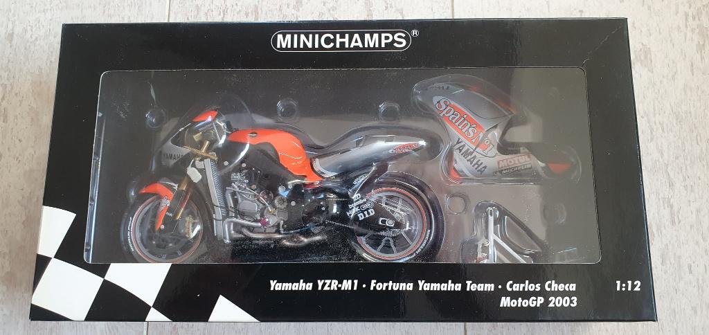 minichamps 1: 12 carlos checa 2003 moto GP..., Ophalen of Verzenden, Nieuw, Motoren