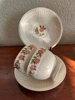 Wedgwood Rosalind kop en schotels *eureka*, Antiek en Kunst, Antiek | Servies los, Ophalen of Verzenden