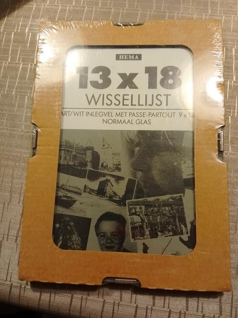 Hema wissellijst 13x18 met passe-partout, Ophalen of Verzenden, Nieuw