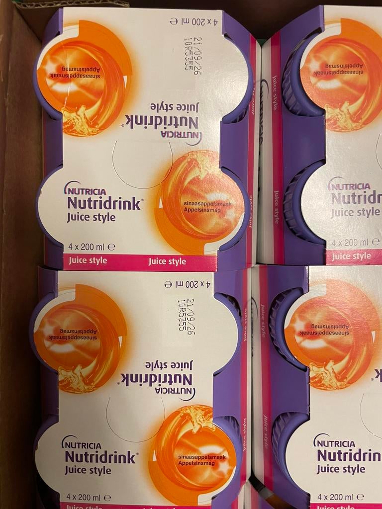 Nutricia Nutridrink Sinasappel 96x + Le Brasse vanille 32x, Ophalen of Verzenden