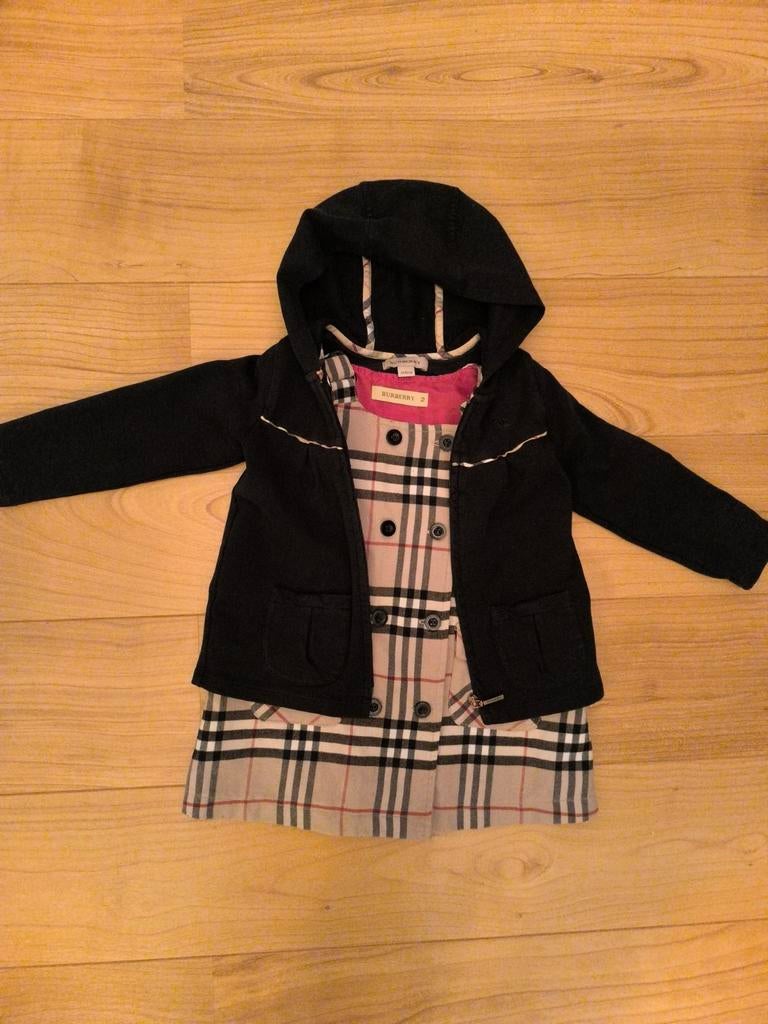 Burberry jurkje met vest, Kinderen en Baby's, Ophalen, Meisje, Zo goed als nieuw, Jurk of Rok
