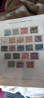 Belgische spoorwegen 1920, Ophalen of Verzenden, Gestempeld, Treinen, Gestempeld