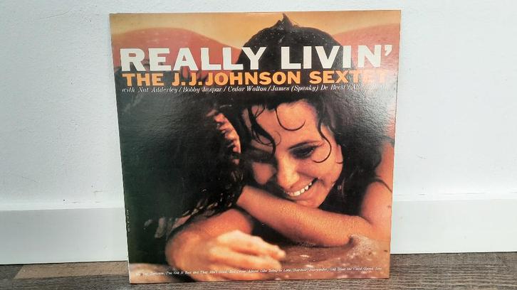 The J.J. Johnson Sextet – Really Livin' LP, Jazz, Japan, Cd's en Dvd's, Vinyl | Jazz en Blues, Gebruikt, Jazz, 1960 tot 1980, 12 inch