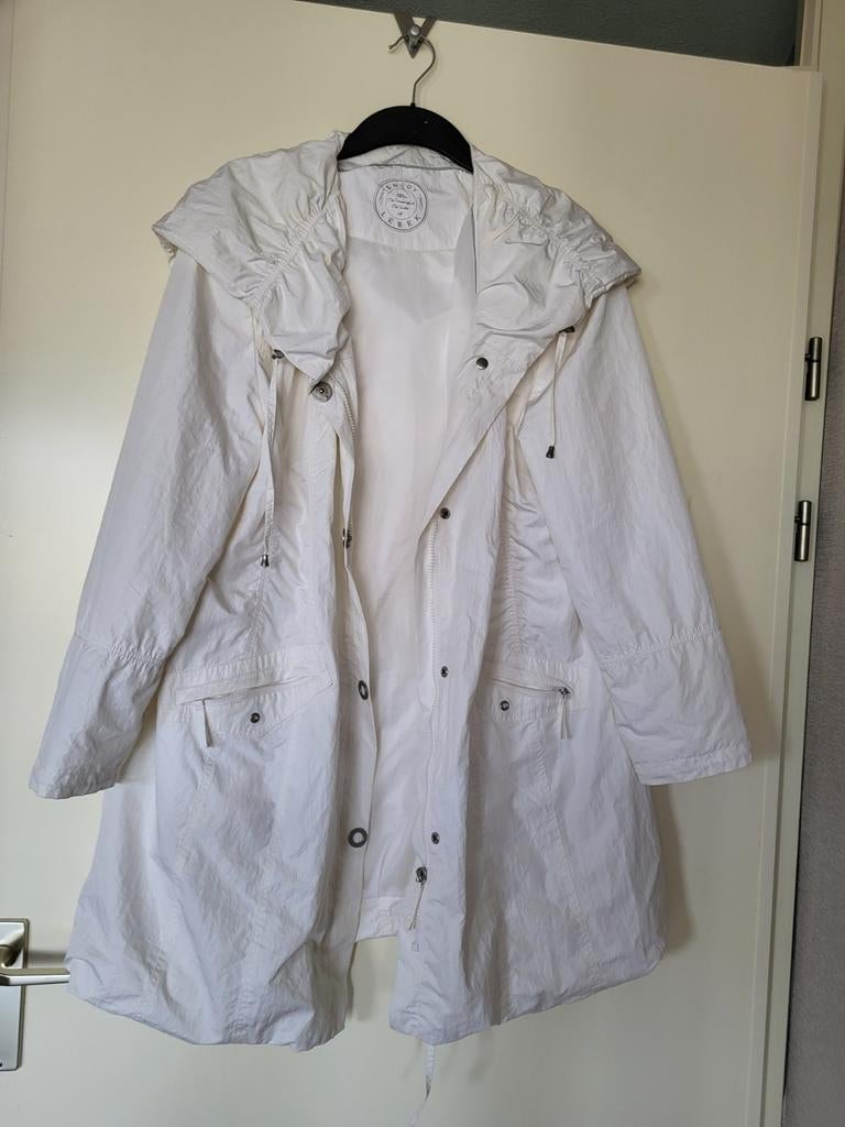 LEBEK witte zomerjas maat 46, Ophalen of Verzenden, Zo goed als nieuw, Maat 46/48 (XL) of groter, Blauw