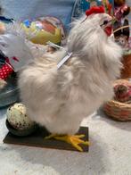 Antieke Papieren-Maché Kip met Ei-automaat - Antieke  Dec, Gebruikt, T, Ophalen of Verzenden, N