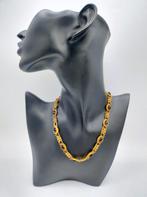 Gouden bootjesketting met granaat, Friesland, 36,5 cm