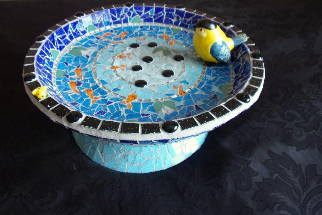 schalen handgemaakt, ingelegd met glasmozaiek, Ophalen of Verzenden