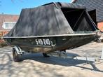 Aluminium platbodem (karper)visboot EXCLUSIEF trailer, Ophalen, Zo goed als nieuw