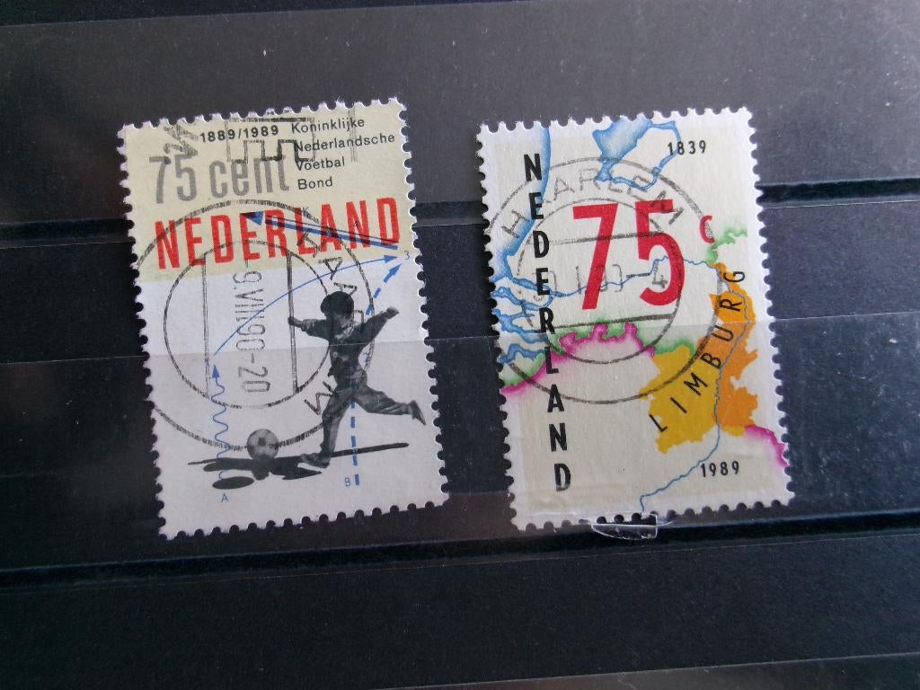 1989 - voetbal bond en verdrag van londen (797b), Verzenden, Gestempeld