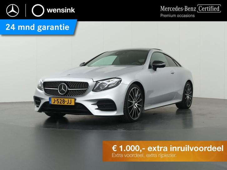 Mercedes-Benz E-klasse Coupé 200 Premium Plus | AMG | Night, Auto's, Mercedes-Benz, Bedrijf, Te koop, E-Klasse, 360° camera, ABS