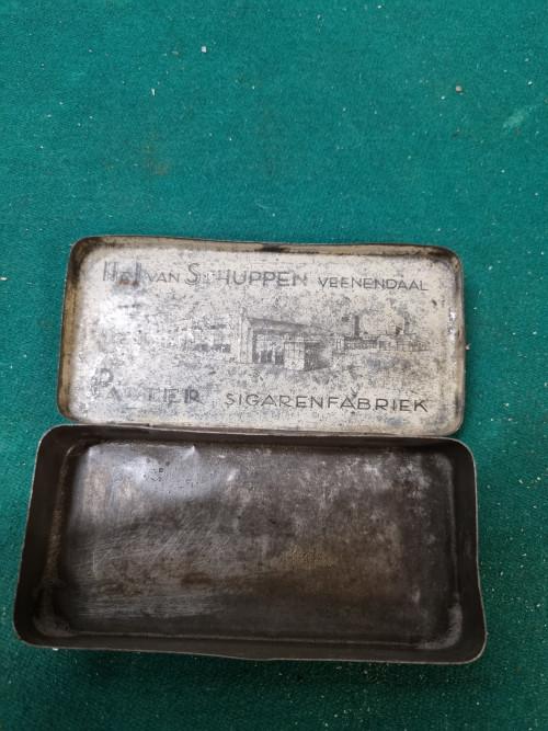 sigarenblikje panter schuppen venendaal, Verzamelen, Blikken, Ophalen of Verzenden