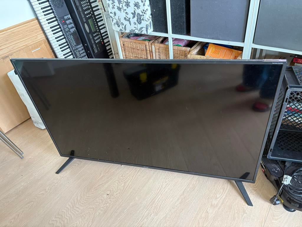Sharp 50 inch TV - Scherm defect - Voor onderdelen, Ophalen, 50 Hz, LCD, Sharp