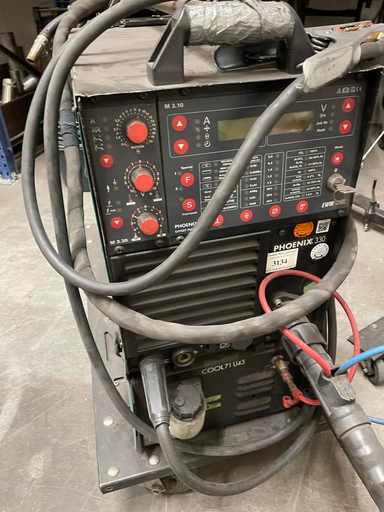 Mig/mag lasapparaat EWM phoenix 330, Ophalen of Verzenden, Gebruikt, 250 ampère of meer, Co2