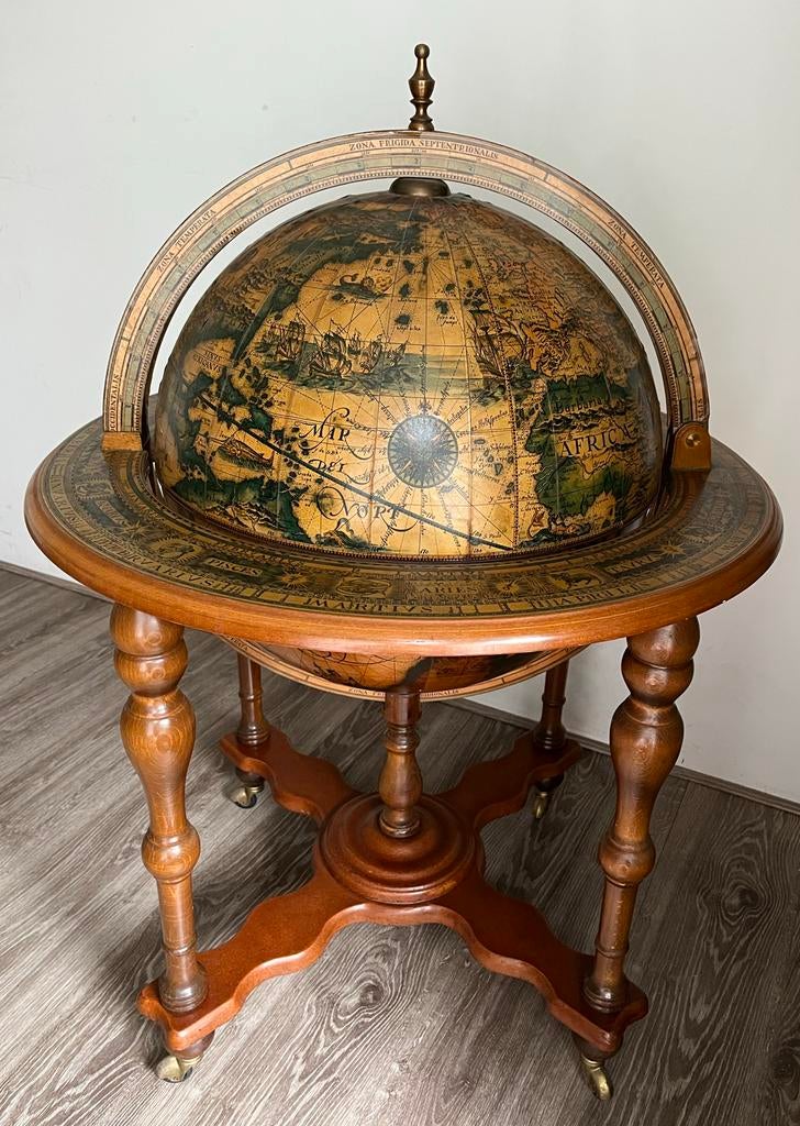 Globe bar klassieke drankbar authentieke barglobe, Ophalen, Hout, Gebruikt, Klassiek