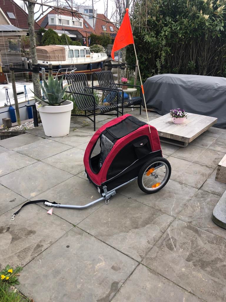 Mooie lichtgewicht Trixie fietskar Medium - Sterk en Robuust, Opvouwbaar, 20 tot 40 kg, Ophalen of Verzenden, Zo goed als nieuw