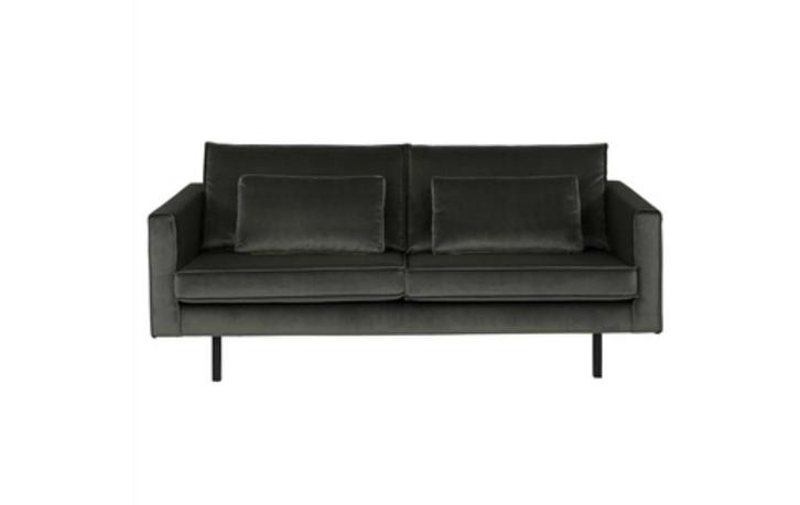 Amsterdam Velvet bank 2,5-zits groen Sissy-boy, Tuin en Terras, Tuinbanken, Zo goed als nieuw, Ophalen