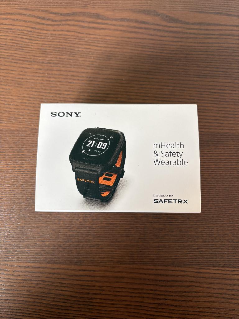 Nieuwe (gesealde) Sony SafeTRX mHealth & Safety wearable, Ophalen, Conditie, Zwart, Nieuw