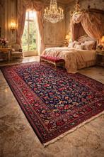 Antiek Perzisch Tapijt Mashhad ( Carpet / Rug ) 188 x 116 cm, Gebruikt, Wol, Ophalen of Verzenden, NA