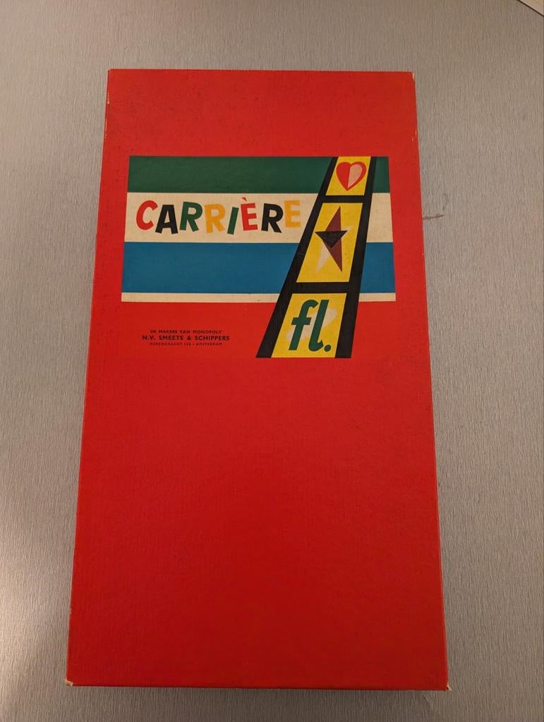 Vintage Carrière Bordspel - Jaren '60, Hobby en Vrije tijd, Gezelschapsspellen | Bordspellen, Drie of vier spelers, Ophalen of Verzenden